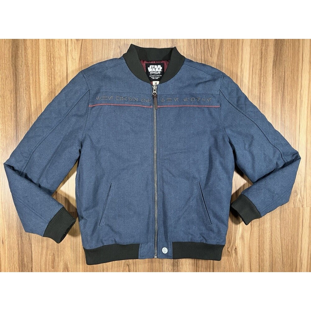 Heroes & Villains STAR WARS JEDI CANVAS BOMBER JACKET- Size Medium